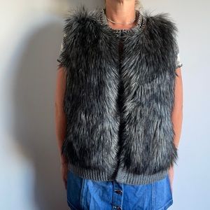 Michael Kors faux fur vest